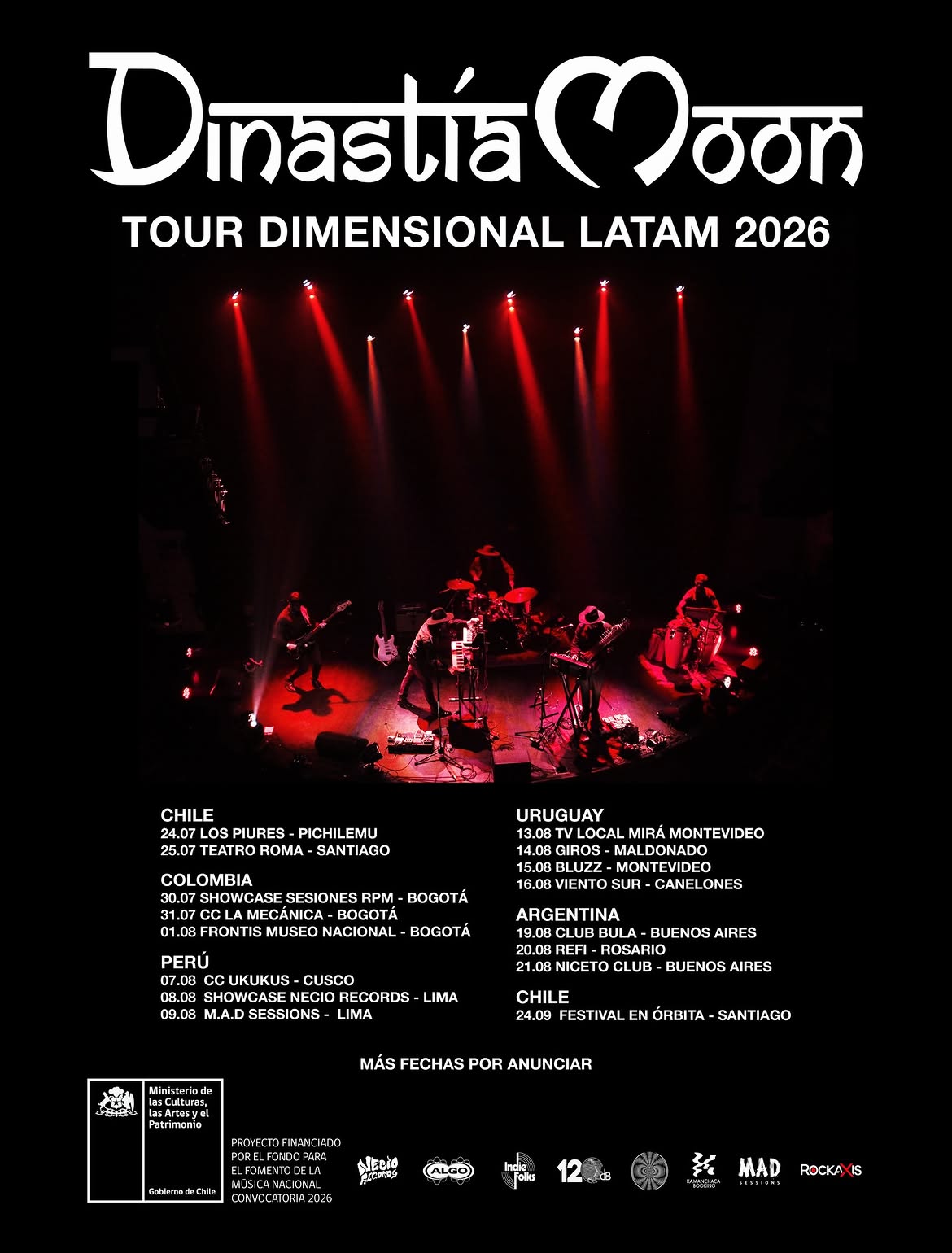 Dinastía Moon anuncia gira por Sudamérica